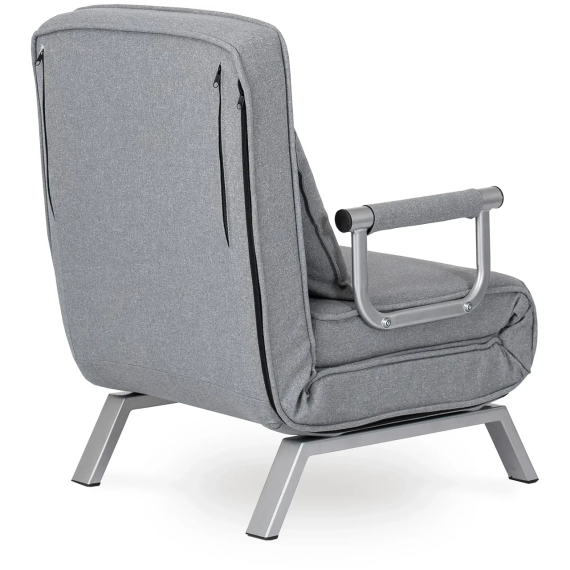 Розкладне крісло, розкладачка MEBEL ELITE BART, сірий (KR-65)(крісло-80/65/68; ліжко-190/65) | Зображення 6