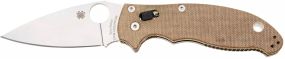 Ніж Spyderco Manix 2 CPM Cru-Wear Micarta Brown