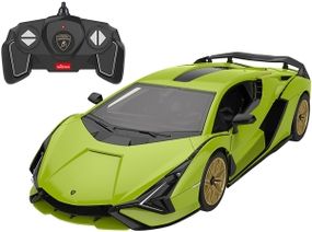 Машинка-конструктор Rastar Lamborghini Sian 1:18. Зеленый