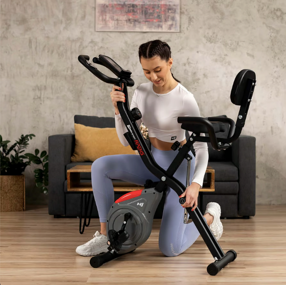 Велотренажер Hop-Sport HS-3030X Apeks X-Bike сірий | Зображення 7