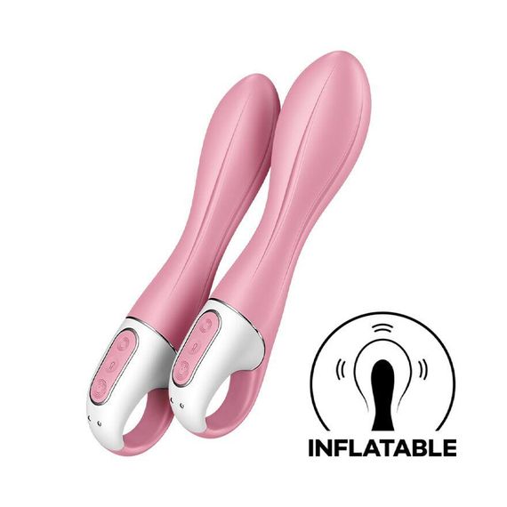 Надувний вібратор для точки G Satisfyer Air Pump Vibrator 2 з функцією розширення | Зображення 1