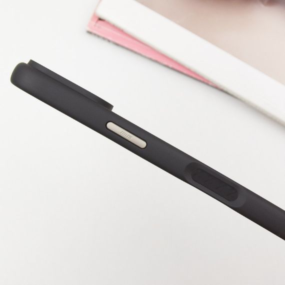 TPU+PC чохол Blueo Skin Friendly Frosted with MagSafe для Apple iPhone 16 (6.1") Чорний | Зображення 3