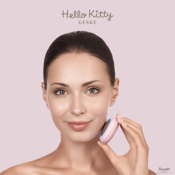 Ультразвукова маска тепло та холод GESKE Sonic Warm&Cool Mask 8в1 by Hello Kitty pink | Зображення 3