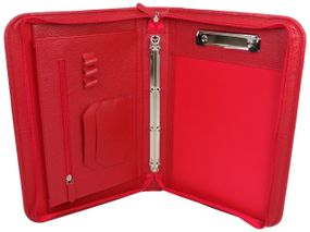 Кожаная папка Portfolio, Украина красная флотар