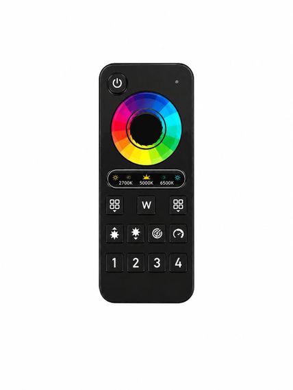 Пульт управління PROLUM 4-Zone RGB+CCT Wi-Fi TUYA TOUCH Чорний Series HomeLink | Зображення 5