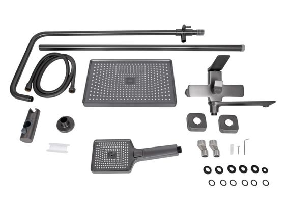 Душова система універсальна Qtap Presto Graphite QTPRE111GRP45585 | Зображення 7