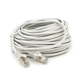 Патч-корд литой MERLION,FTP,RJ45,Cat.5e,25m,серый,CU,Q200