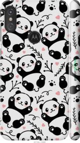 Чохол на Motorola One Power Панди "4318m-1588-2448"