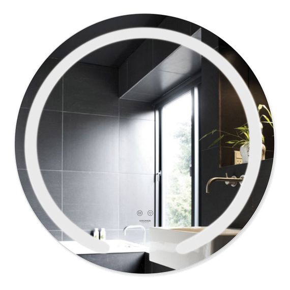 Дзеркало Kroner KRP Spiegel R1 - 6060 з LED-підсвічуванням та антизапотіванням