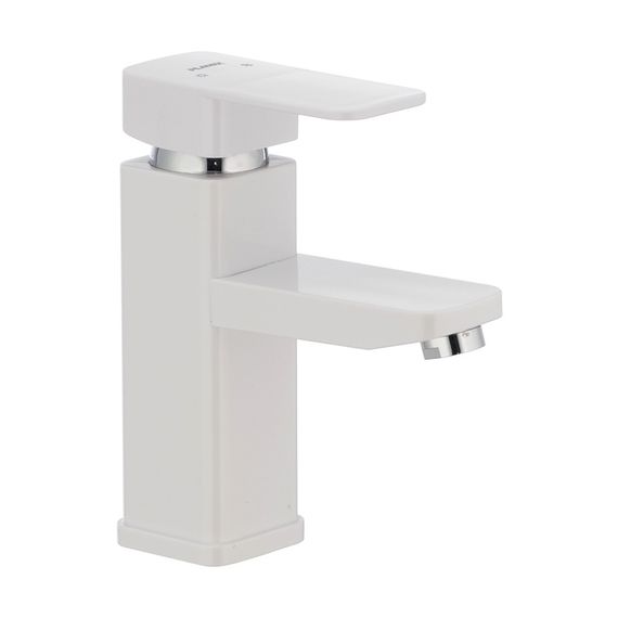 Змішувач для умивальника PLAMIX Kub-001 білий PM0008