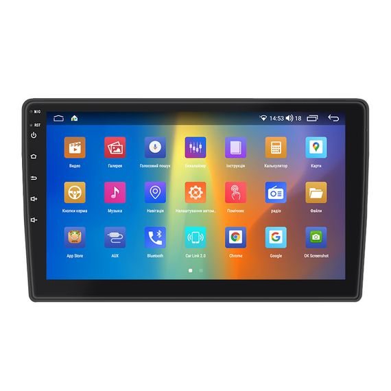 Штатная магнитола 10" Lesko для Volkswagen Caddy III Рестайлинг 2010-2015 2/32Gb CarPlay 4G Wi-Fi GPS Prime | Зображення 1