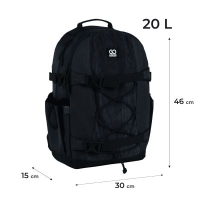Рюкзак школьный GoPack Education Teens 186 чорний (GO25-186L-1) | Зображення 7