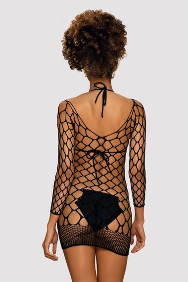 Сукня сітка Obsessive D606 black S/M | Зображення 1