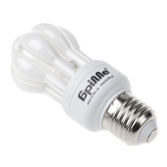 Лампа энергосберегающая E27 PL-4U 11W/827 MICRO LOTUS Brille 220V | Зображення 3
