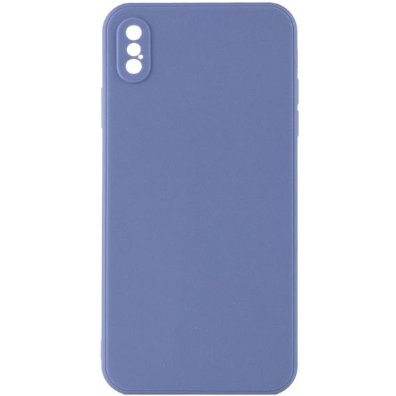 Силіконовий чохол Candy Full Camera для Apple iPhone XS Max (6.5") Блакитний / Mist blue