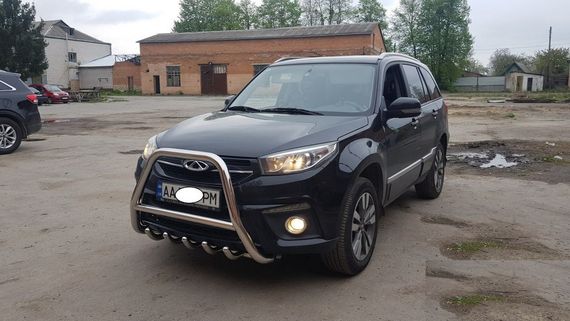 Кенгурятник WT009 (нерж) для Chery Tiggo III 2014-2024 гг | Зображення 3