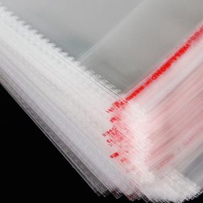 Пакувальні пакети з верхнім клапаном та липкою смугою 30х42 см (1000шт.)
