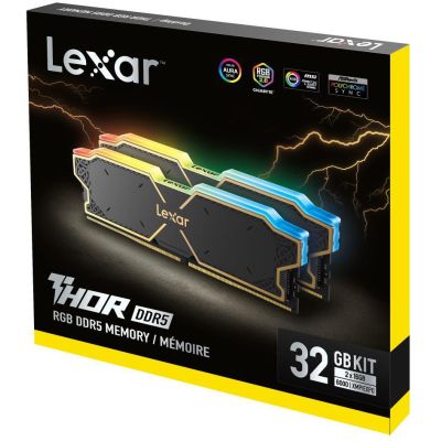 Модуль памяти для компьютера DDR5 32GB (2x16GB) 6000 MHz Thor RGB Lexar (LD5U16G60C38BG-RGD) | Зображення 4