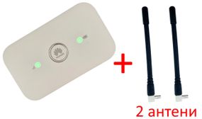 Роутер модем 4G WiFі Huawei хуавей Е5573-320 GSM LTE сім карта 150 Мбіт два виходи під антену + 2 антени