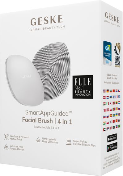 Щітка для обличчя GESKE Facial Brush 4в1 white | Зображення 7