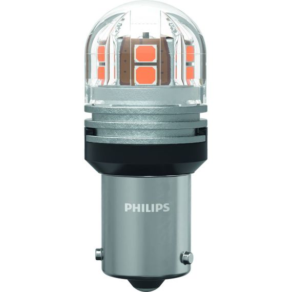 Комплект світлодіодних ламп PHILIPS 11496AU70X2 PY21W LED Ultinon Pro7000 BAU15S AMBER 12/24V | Зображення 2