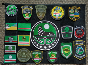 Стенд для шевронів 30*60см (чорний)