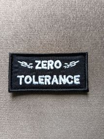 Шеврон Zero Tolerance