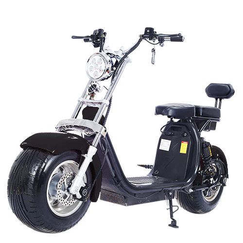 Електроскутер Citycoco Long 1500W, 60V12Ah, Black