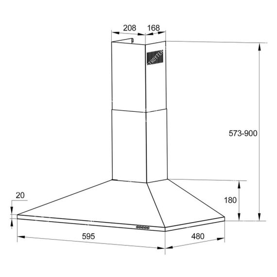 Витяжка Grunhelm GVK 234 I | Зображення 6