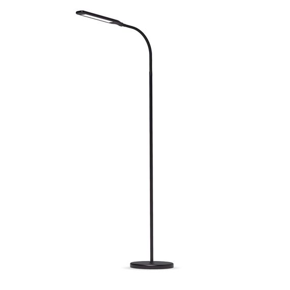 LED торшер чорний VIDEX VL-TF0702B 8W 3000-5500K | Зображення 1