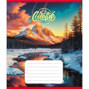 Тетрадь общая "В горах" 096-630220K-2 в клеточку, 96 листов