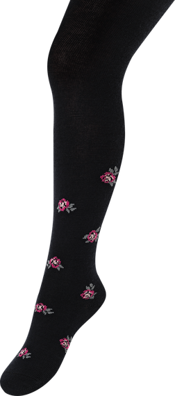 Колготки для дівчинки демісезонні з принтом Тм TwinSocks 74-80 / 6-12 міс., Темно-синій
