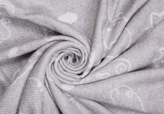 Плед бавовняний Собаки св.сірий Love You 140 x 200 см | Зображення 2