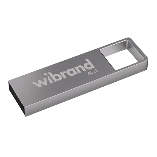 Флешка 4Гб USB 2.0 срібло Shark Wibrand