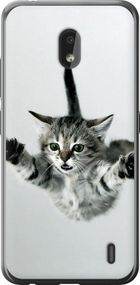 Чехол на Nokia 2.2 Летящий котёнок "2322u-1706-17620"