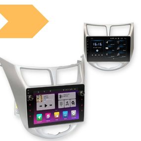 Штатная автомагнитола Hyundai Accent 2010-2016 (9") Android 10.1 4/32 белая (MER-14097_5463)