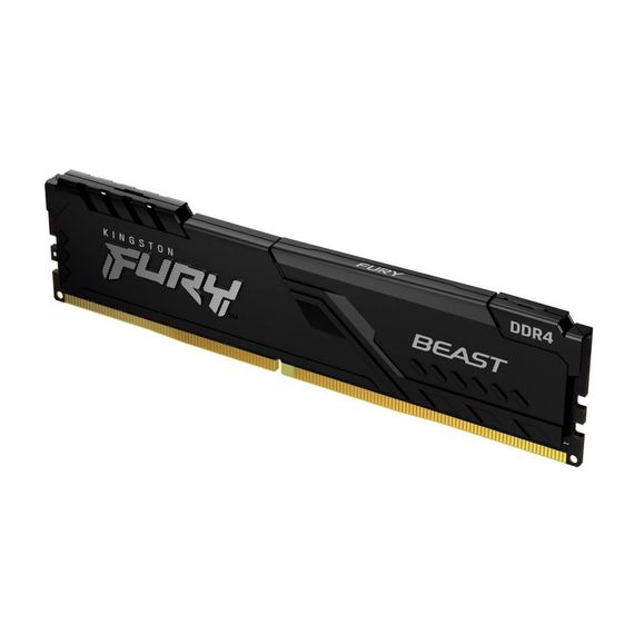 Модуль пам'яті для комп'ютера DDR4 16GB 3200 MHz Beast Black Kingston Fury (ex.HyperX) (KF432C16BB/16) | Зображення 2