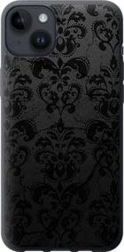 Чохол на iPhone 14 Plus візерунок чорний із силікону FCh_015176