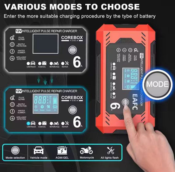 Автомобільний зарядний пристрій 6 А 12 V | Зображення 1