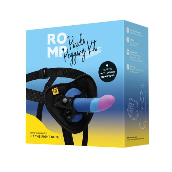 Страпон Romp Piccolo Pegging Kit Sex Aura | Зображення 5