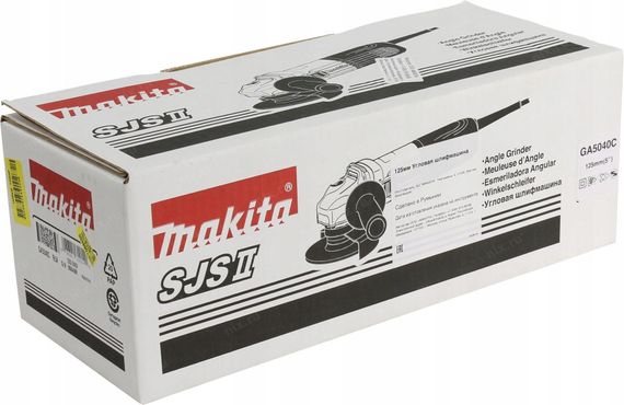 Шліфмашина кутова мережева Makita GA5040C (125 мм, 1400 Вт, 2800-11000 об/хв, SJS II) | Зображення 6