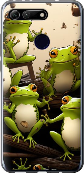 Чехол на Huawei Honor View 20 Жабки "5656u-1645-17620"