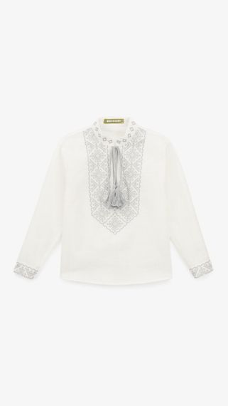 Сорочка вишиванка для хлопчика Dinomin D3103 104 см Білий shop (2000999498534)
