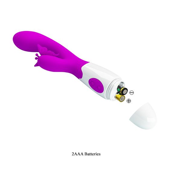 Вибратор - Pretty Love Butterfly Kiss Vibrator Purple Sex Aura | Зображення 6