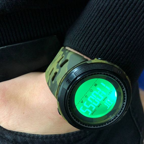 Годинник наручний чоловічий SKMEI 2070CMGNWT ARMY GREEN CAMO. Колір: камуфляж | Зображення 2