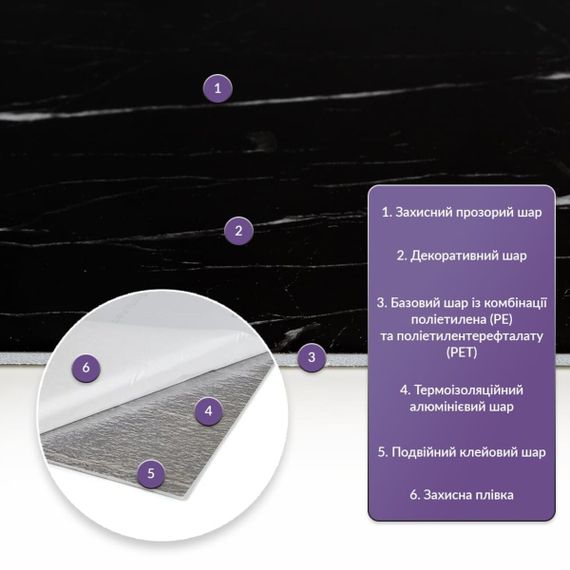 Самоклеюча стінова PET плитка 600х300х2мм SW-00001675 | Зображення 1