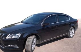 Вітровики з хром молдингом SD (4 шт, HIC) для Volkswagen Passat B6 2006-2012рр