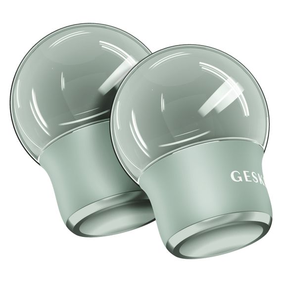Масажер для обличчя і тіла GESKE Cool&Warm Face and Body Massager 7в1 starlight, Зелений | Зображення 5