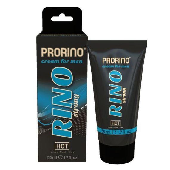 Крем ерекційний для чоловіків HOT Rino Strong Cream, 50 мл sexstyle