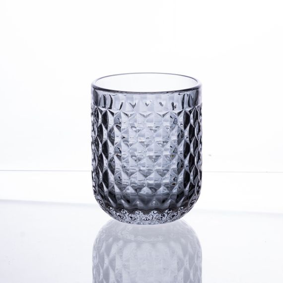 Набір склянок 6 шт скляні склянки 250 (мл) Сірий HP-19-117 | Зображення 2